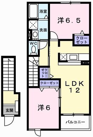 セントポーリアIIの物件間取画像